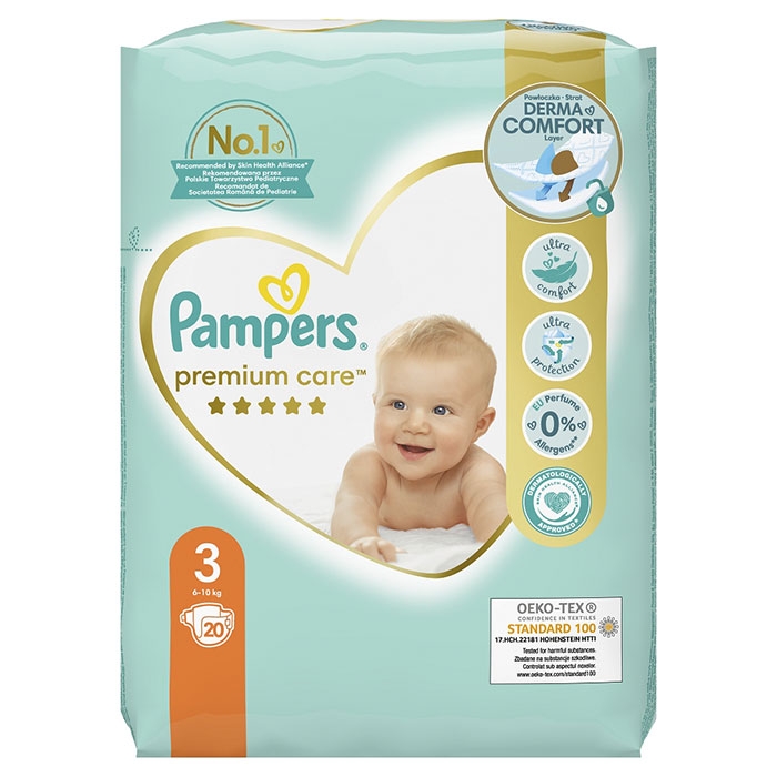 Read leftovers Infant Scutece Pampers Premium Care Nr.3 - 20buc